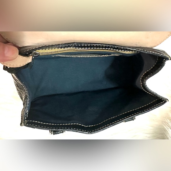 RARE Vintage Dooney & Bourke Bayou Collection Mini Satchel Blue Croc VGUC - Picture 13 of 16